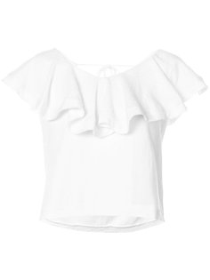 V-back ruffle top Cecilie Copenhagen