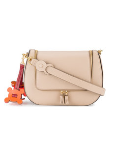 Vere Saddle laser-cut shoulder bag Anya Hindmarch