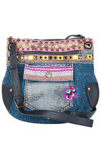 Хлопковая сумка с принтом Desigual