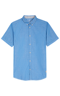 Мужская голубая рубашка Tom Tailor