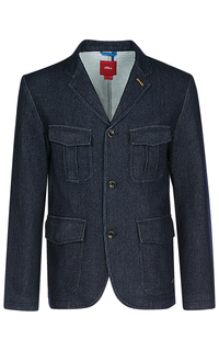 Синий пиджак S.Oliver Casual Man