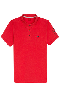 Красная футболка-поло S.Oliver Casual Man