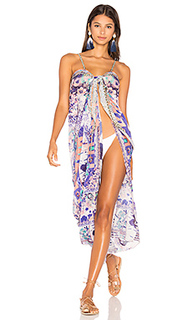 Tie front cover up dress - Camilla