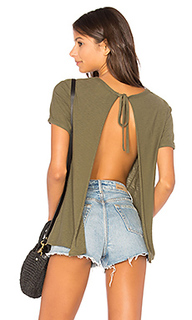 Winona sliced tie back tee - Nation LTD