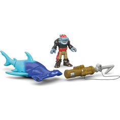 Базовая фигурка пирата Hammerhead Shark, Imaginext, Fisher Price Mattel