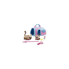 Двойная переноска с семьей кошечек, Pet Club Parade Giochi Preziosi