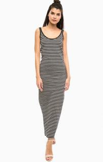 Длинное платье в полоску Vero Moda