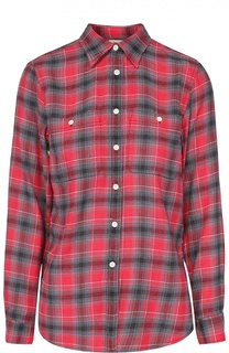 Блуза в клетку прямого кроя с накладными карманами Denim&amp;Supply by Ralph Lauren