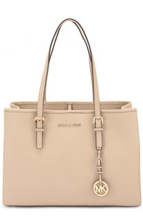 Сумка-тоут Jet Set Travel Large из сафьяновой кожи MICHAEL Michael Kors
