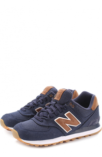 Кроссовки 574 из денима на шнуровке New Balance