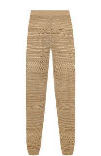Брюки-скинни фактурной вязки Balmain