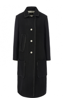 Пальто прямого кроя с накладными карманами Isabel Marant