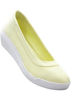 Балетки на танкетке (лимонный сорбет) Bonprix