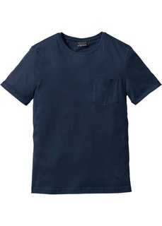 Футболка Slim Fit (темно-синий) Bonprix