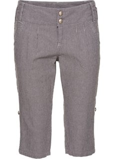 Полосатые шорты (темно-серый/светло-серый в полоску) Bonprix