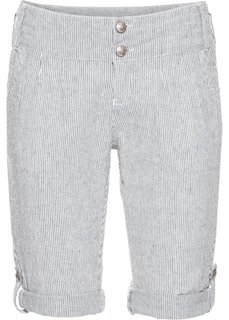 Полосатые шорты (синий/кремовый в полоску) Bonprix