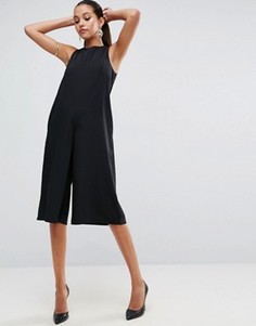 Комбинезон с юбкой-шортами ASOS - Черный