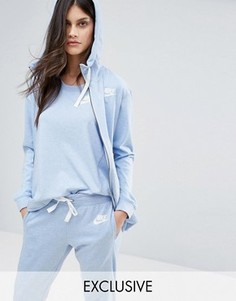 Голубой классический спортивный худи на молнии Nike эксклюзивно для ASOS - Мульти