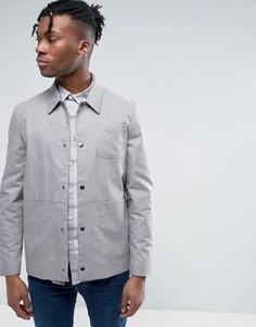 Серая меланжевая куртка в строгом стиле ASOS - Серый