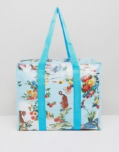 Пляжная сумка с цветочным принтом ASOS HERO - Мульти