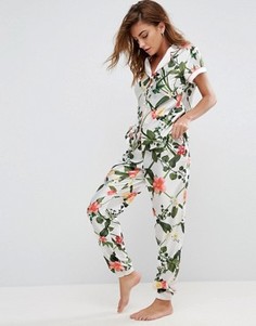 Пижамные штаны Ted Baker Secret Trellis - Белый