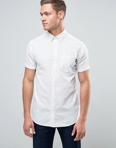 Рубашка в полоску с короткими рукавами Jack &amp; Jones Originals - Белый