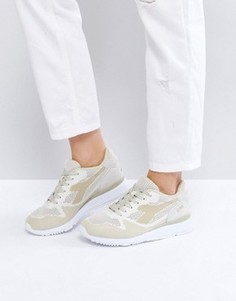 Бежевые кроссовки Diadora Titan V7000 - Бежевый