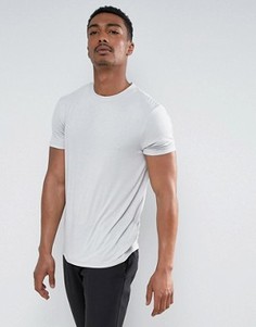Светло-зеленая футболка из вискозы с драпировкой ASOS - Зеленый