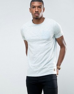 Футболка в крапинку с карманом Brave Soul - Синий