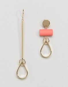 Непарные серьги ограниченной серии - Золотой Asos