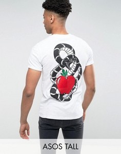 Футболка с принтом ASOS TALL - Белый