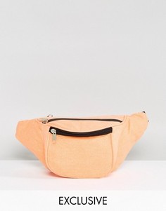 Оранжевая сумка-кошелек на пояс Reclaimed Vintage Inspired - Оранжевый