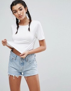 Укороченная футболка ASOS - Черный