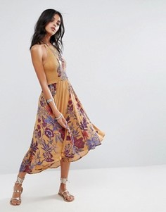 Платье-комбинация Free People Seasons Sun - Желтый