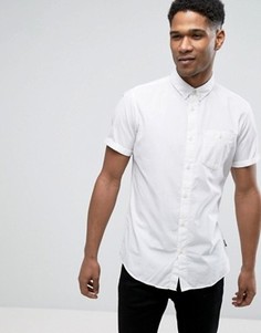 Узкая хлопковая рубашка Jack &amp; Jones Originals - Белый