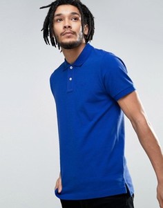 Приталенная футболка-поло из пике Esprit - Синий