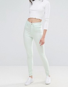 Облегающие джинсы с завышенной талией Waven Anika - Зеленый