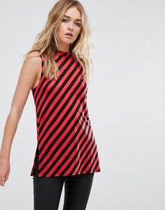 Топ в полоску с высоким воротом Cheap Monday - Мульти