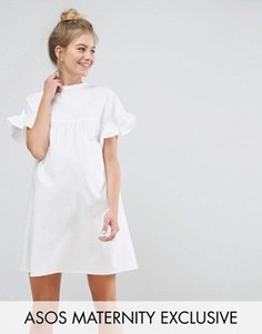 Свободное платье ASOS Maternity - Белый