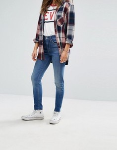 Зауженные джинсы с высокой талией Levis 721 - Синий Levis®