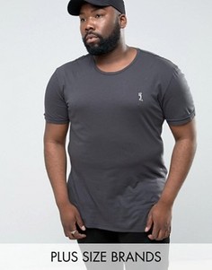 Футболка со ступенчатым краем Religion PLUS - Черный