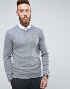 Трикотажный свитер из смесового кашемира ASOS - Серый