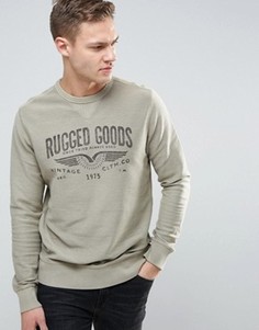 Свитшот с графическим принтом Jack &amp; Jones Vintage - Серый
