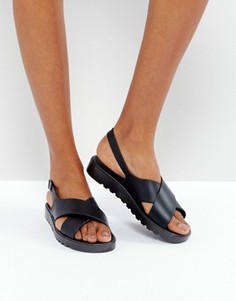 Сандалии из гибкого пластика ASOS FREDA - Черный