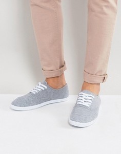 Серые меланжевые оксфордские кеды ASOS - Серый