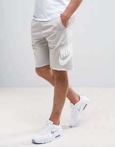 Серые трикотажные шорты Nike GX1 836277-042 - Серый