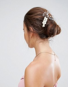 Заколка для волос с искусственным жемчугом ASOS Wedding - Кремовый