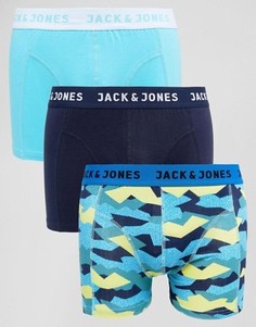 3 пары боксеров-брифов Jack &amp; Jones - Мульти