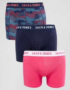 3 пары боксеров-брифов Jack &amp; Jones - Мульти