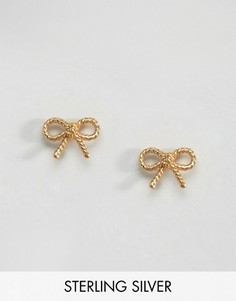 Серьги с бантами в винтажном стиле Olivia Burton - Золотой